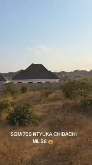 Kiwanja kinauzwa Ntyuka Chidachi, Dodoma (700 sqm) Kiwanja kinauzwa Ntyuka Chidachi, Dodoma (700 sqm)