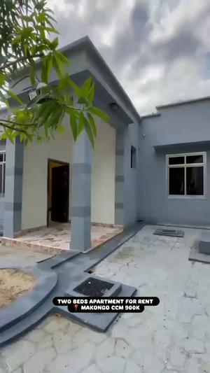 Apartment ya vyumba viwili inapangishwa Makongo Ccm, Dar Es Salaam