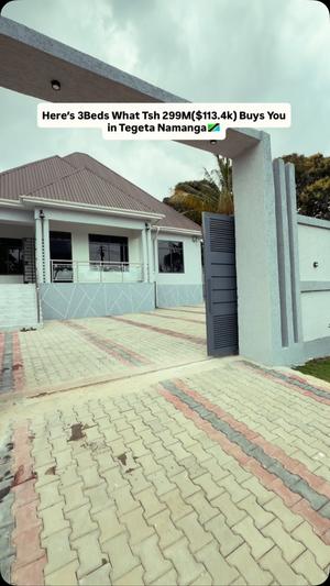 Nyumba ya vyumba vitatu inauzwa Tegeta Namanga, Dar Es Salaam (500 sqm) Nyumba ya vyumba vitatu inauzwa Tegeta Namanga, Dar Es Salaam (500 sqm)