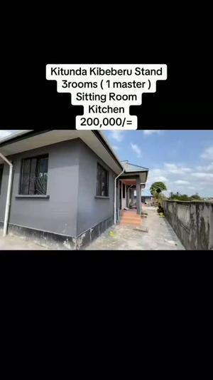 Apartment ya vyumba vitatu inapangishwa Kitunda Kibeberu Rungwe, Dar Es Salaam