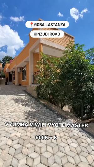 Nyumba ya vyumba viwili inapangishwa Goba Lastanza Kinzudi, Dar Es Salaam