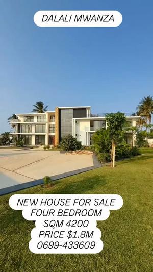 Nyumba ya vyumba vinne inauzwa Mwanza (4200 sqm)
