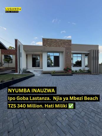 Nyumba ya vyumba vitatu inauzwa Goba Lastanza, Dar Es Salaam (600 sqm) Nyumba ya vyumba vitatu inauzwa Goba Lastanza, Dar Es Salaam (600 sqm)