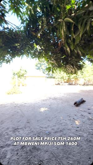 Kiwanja kinauzwa Mbweni Mpiji, Dar Es Salaam (1600 sqm) Kiwanja kinauzwa Mbweni Mpiji, Dar Es Salaam (1600 sqm)