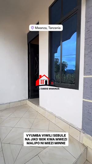 Nyumba ya vyumba viwili inapangishwa Mwanza