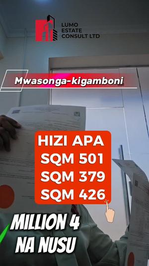 Plot for sale in Mwasonga, Dar Es Salaam sqm 500 Plot for sale in Mwasonga, Dar Es Salaam sqm 500