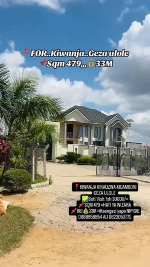 Residential Plot for Sale in Kigamboni Geza Ulole, Dar Es Salaam (479 sqm)