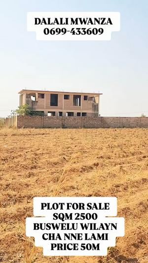 Residential Plot for Sale in Buswelu, Mwanza (2500 sqm) Residential Plot for Sale in Buswelu, Mwanza (2500 sqm)