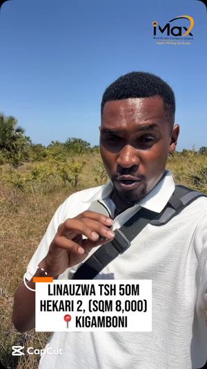Kiwanja kinauzwa Kigamboni Tulivu, Dar Es Salaam (8000 sqm)