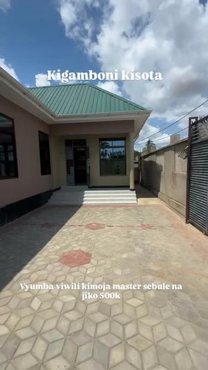 Nyumba ya vyumba viwili inapangishwa Kigamboni Kisota/Kiwani, Dar Es Salaam