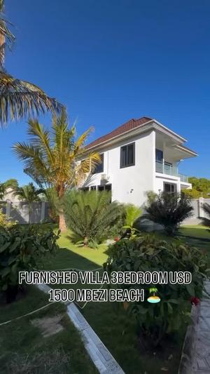 Apartment (Furnished) ya vyumba vitatu inapangishwa Mbezi Beach, Dar Es Salaam