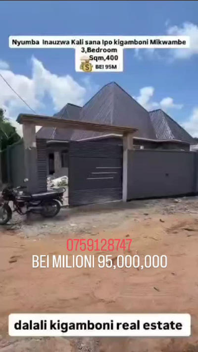 House for sale in Kigamboni, Dar Es Salaam House for sale in Kigamboni, Dar Es Salaam