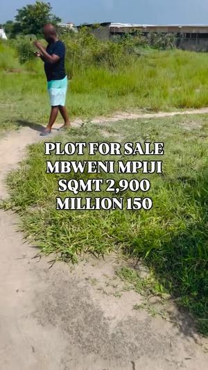 Plot for sale in Mbweni Mpiji, Dar Es Salaam sqm 2900