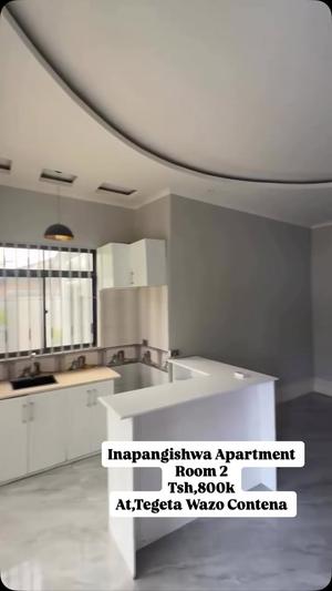 Nyumba/Apartment ya vyumba viwili inapangishwa Tegeta Wazo Kontena, Dar Es Salaam