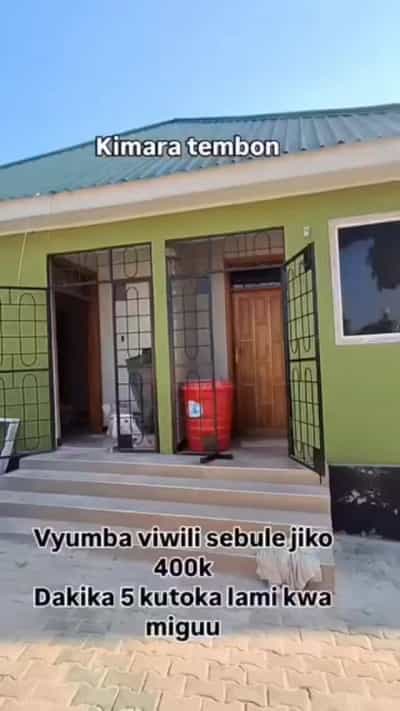 Apartment ya vyumba viwili inapangishwa Temboni Kushoto, Dar Es Salaam