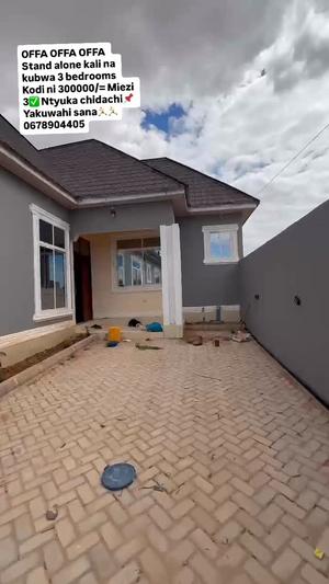 Nyumba ya vyumba vitatu inapangishwa Ntyuka Chidachi, Dodoma