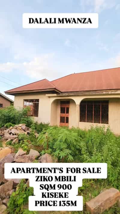 Apartment ya vyumba viwili inauzwa Kiseke B, Mwanza (900 sqm)