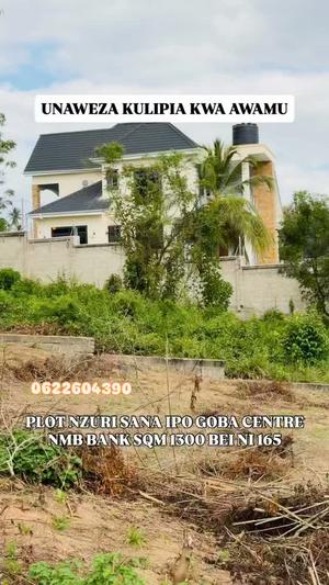 Plot for sale in Goba Centre Nmb, Dar Es Salaam sqm 1300 Plot for sale in Goba Centre Nmb, Dar Es Salaam sqm 1300