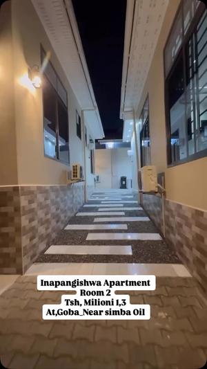 Apartment ya vyumba viwili inapangishwa Goba, Dar Es Salaam