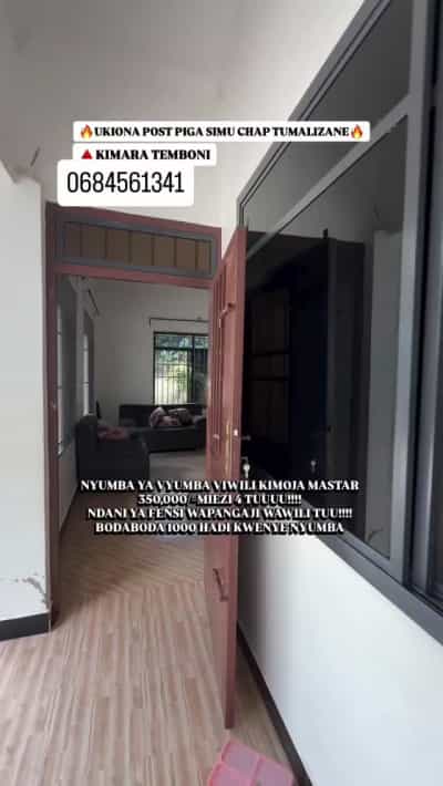 Nyumba ya vyumba viwili inapangishwa Kimara Temboni, Dar Es Salaam