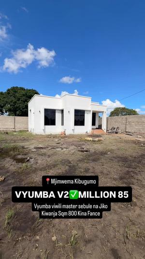 2 Bedrooms House for Sale in Kigamboni, Dar Es Salaam (800 sqm)