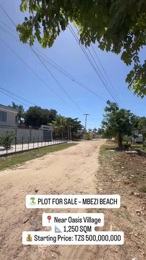 Residential Plot for Sale in Mbezi Beach, Dar Es Salaam (1250 sqm) Residential Plot for Sale in Mbezi Beach, Dar Es Salaam (1250 sqm)