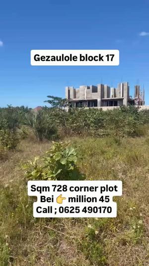 Plot for sale in Kigamboni Gezaulole, Dar Es Salaam sqm 728 Plot for sale in Kigamboni Gezaulole, Dar Es Salaam sqm 728