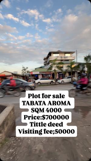 Kiwanja kinauzwa Tabata Aroma, Dar Es Salaam sqm 4000 Kiwanja kinauzwa Tabata Aroma, Dar Es Salaam sqm 4000