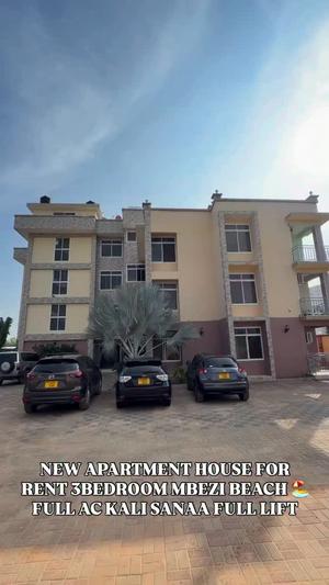 Apartment ya vyumba vitatu inapangishwa Mbezi Beach, Dar Es Salaam