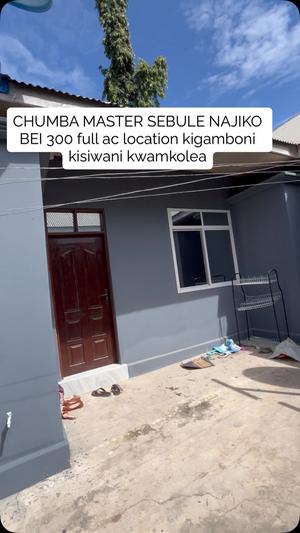 Nyumba ya chumba kimoja inapangishwa Kigamboni Kisiwani, Dar Es Salaam