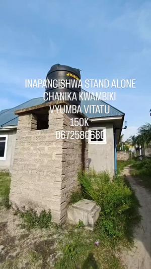 Nyumba ya vyumba vitatu inapangishwa Chanika Kwambiki, Dar Es Salaam