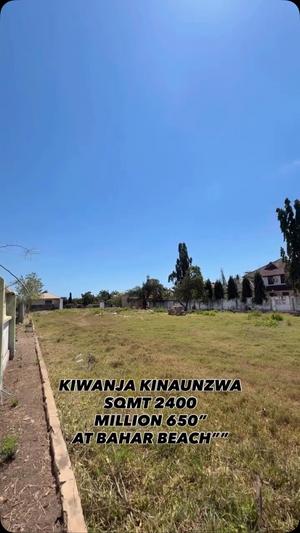 Residential Plot for Sale in Bahari Beach, Dar Es Salaam (2400 sqm) Residential Plot for Sale in Bahari Beach, Dar Es Salaam (2400 sqm)