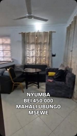 Nyumba ya vyumba viwili inapangishwa Ubungo Msewe, Dar Es Salaam