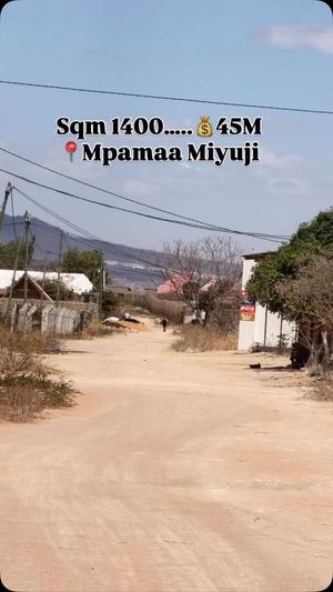 Residential Plot for Sale in Mpama Miyuji, Dodoma (1400 sqm)