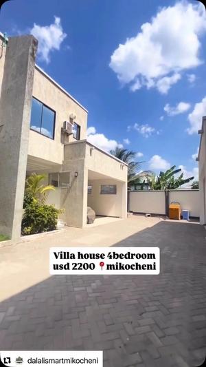 Villa ya vyumba vinne inapangishwa Mikocheni, Dar Es Salaam Villa ya vyumba vinne inapangishwa Mikocheni, Dar Es Salaam