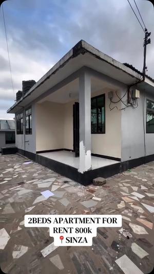 Apartment ya vyumba viwili inapangishwa Sinza, Dar Es Salaam Apartment ya vyumba viwili inapangishwa Sinza, Dar Es Salaam
