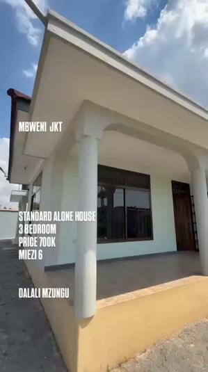 Nyumba ya vyumba vitatu inapangishwa Mbeweni Jkt, Dar Es Salaam Nyumba ya vyumba vitatu inapangishwa Mbeweni Jkt, Dar Es Salaam