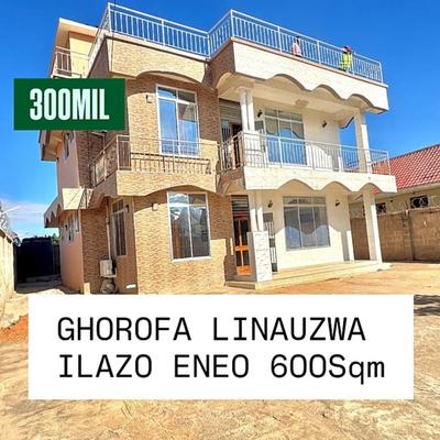 Nyumba ya vyumba vinne inauzwa Ilazo, Dodoma (600 sqm)