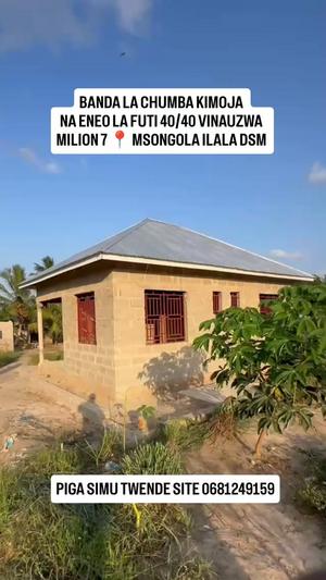 1 Bedroom House for Sale in Mbondole Msongola, Dar Es Salaam (1600 sqm)