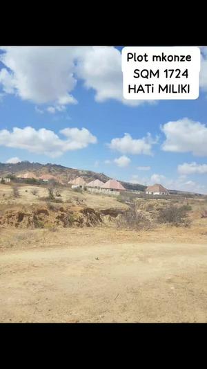 Residential Plot for Sale in Mkonze, Dodoma (1724 sqm)