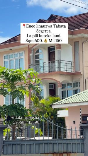 Kiwanja kinauzwa Tabata Segerea, Dar Es Salaam sqm 600