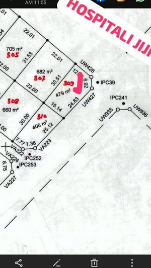 Kiwanja (Commercial Plot) kinauzwa Nala, Dodoma (479 sqm)