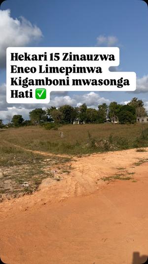 Kiwanja kinauzwa Kigamboni Chekeni Mwasonga, Dar Es Salaam (15 acre)