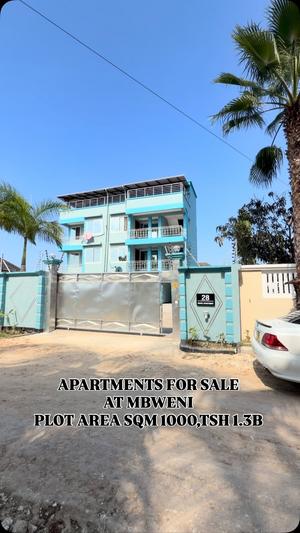 Apartments zinauzwa Mbweni, Dar Es Salaam (1000 sqm) Apartments zinauzwa Mbweni, Dar Es Salaam (1000 sqm)