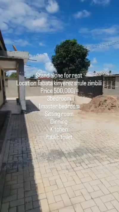3 Bedrooms Apartment for Rent in Tabata Kinyerezi Shule Zimbili, Dar Es Salaam