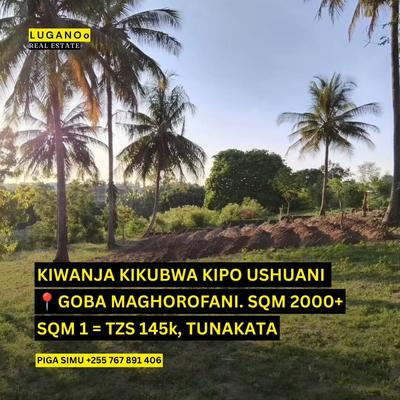 Residential Plots for Sale in Goba Maghorofani, Dar Es Salaam (2000 sqm) Residential Plots for Sale in Goba Maghorofani, Dar Es Salaam (2000 sqm)