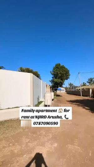 Apartment ya vyumba viwili inapangishwa Njiro, Arusha