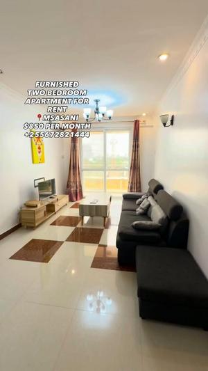 Apartment (Furnished) ya vyumba viwili inapangishwa Msasani, Dar Es Salaam