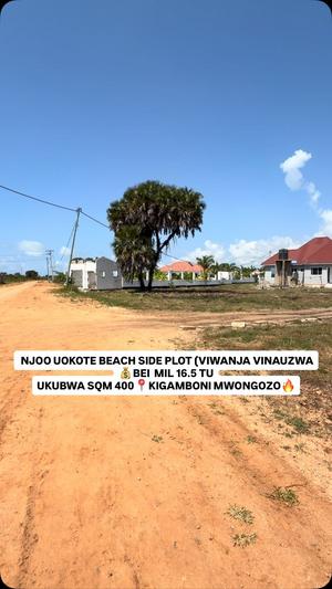 Residential Plots for Sale in Mwongozo Beachside, Kigamboni, Dar Es Salaam Residential Plots for Sale in Mwongozo Beachside, Kigamboni, Dar Es Salaam