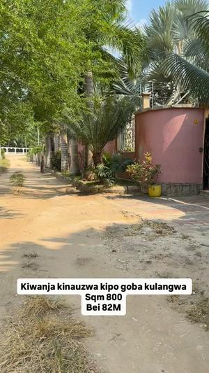 Kiwanja kinauzwa Goba Kulangwa, Dar Es Salaam sqm 800 Kiwanja kinauzwa Goba Kulangwa, Dar Es Salaam sqm 800